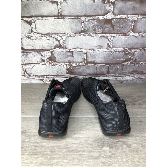 Prada Sport Black Mesh Synthetic Drawstring Driving Shoes Women Sz 38.5EU/8M US - Picture 5 of 16